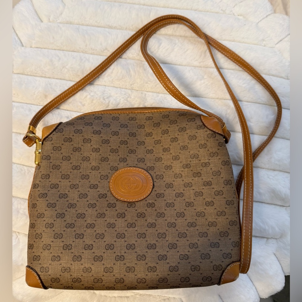 VGC Authentic Vintage Gucci Iconic Pattern Crossbody Bag